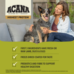 Acana Highest Protein Grasslands Dry Dog Food
