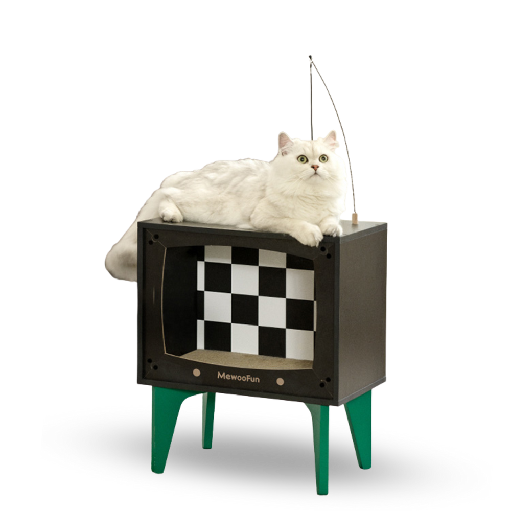 MEWOOFUN喵乎汪也 電視機貓窩 | Cat TV House PET