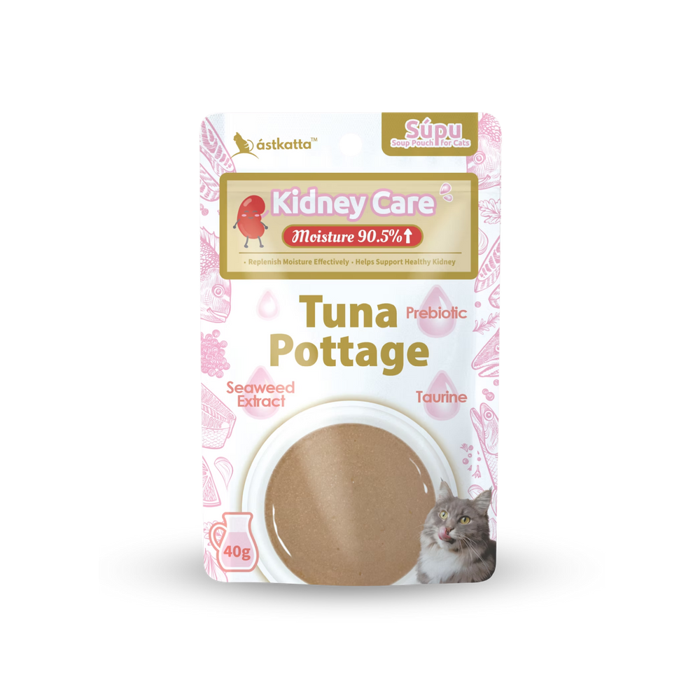astkatta Kidney Care Tuna Pottage 40g x 1 / 6 / 12 / 24packs | 腎臟護理 吞拿魚濃湯 ástkatta