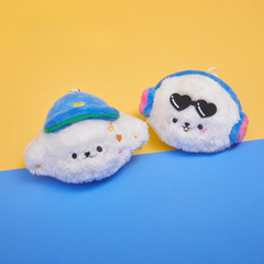Bichon Frise Cotties Bichon Head Plush Keyring PET