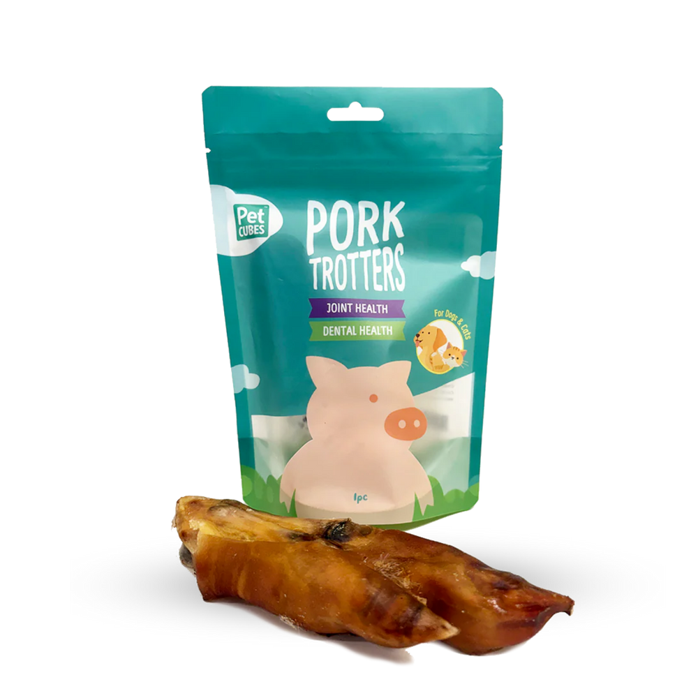 Pet Cubes Pork Trotters - Treat For Dog & Cat | 豬蹄 (1 隻) pet cubes