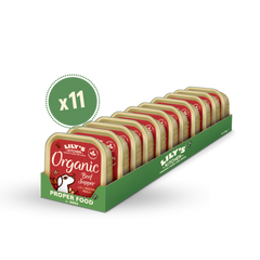 LILY’S KITCHEN Organic Wet Food for Dogs (Mixed Flavours) | 有機犬用主食罐 (11件裝混合口味) LILY’S KITCHEN