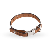 HOZI Saddle Strap Collar - Black / Beige / Camel / Burgundy - PET
