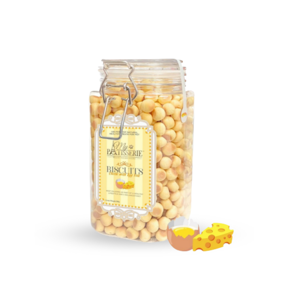 MY PET Cheese with Egg Yolk Biscuits | 蛋黃芝士小饅頭 MY PET
