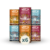 LILY's KITCHEN Wet Food For Dogs (6pcs Mixed Flavours) | 天然犬用主食罐 (六罐混合口味)