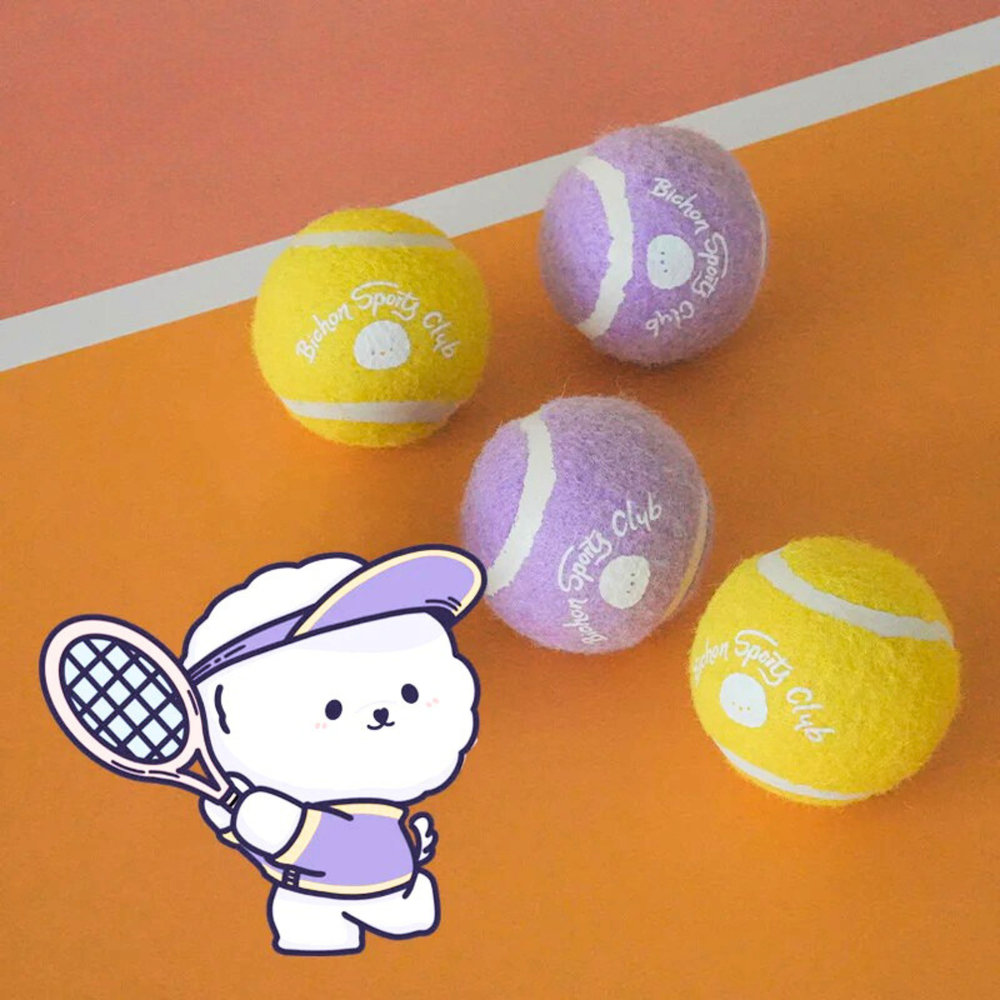 Bichon Frise Cotties Tennis Ball PET