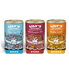 LILY's KITCHEN Wet Food For Dogs (11 Flavours) | 天然犬用主食罐 (單罐/十一款口味)