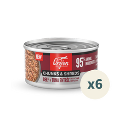 ORIJEN Chunks & Shreds Cat Wet Food - Beef & Tuna | 貓濕糧 - 牛肉 & 吞拿魚 Orijen