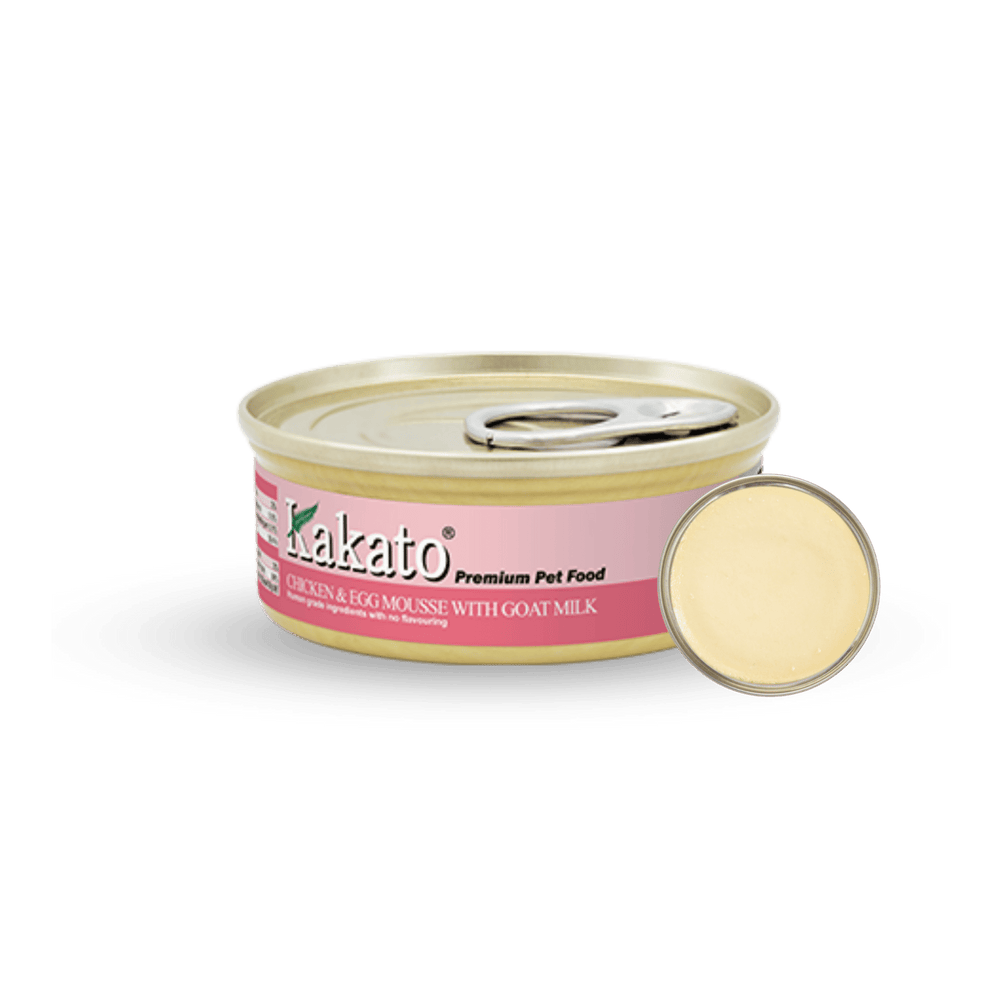 Kakato Chicken & Egg Mousse with Goat Milk | 40g - PET