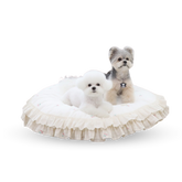 RITOGATO MIlk Cherry Frill Rug | 寵物牛奶車厘子褶邊墊子