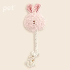 BITE ME BonBon Green Furry Friends Rope Tug Toy Bite Me