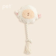 BITE ME BonBon Green Furry Friends Rope Tug Toy Bite Me