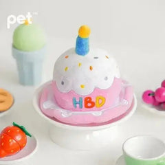 BITE ME HBD Party Cake Hat Toy - PET