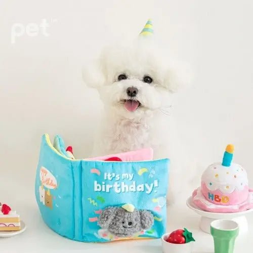 BITE ME My Birthday Book Nosework Pet Toy - PET