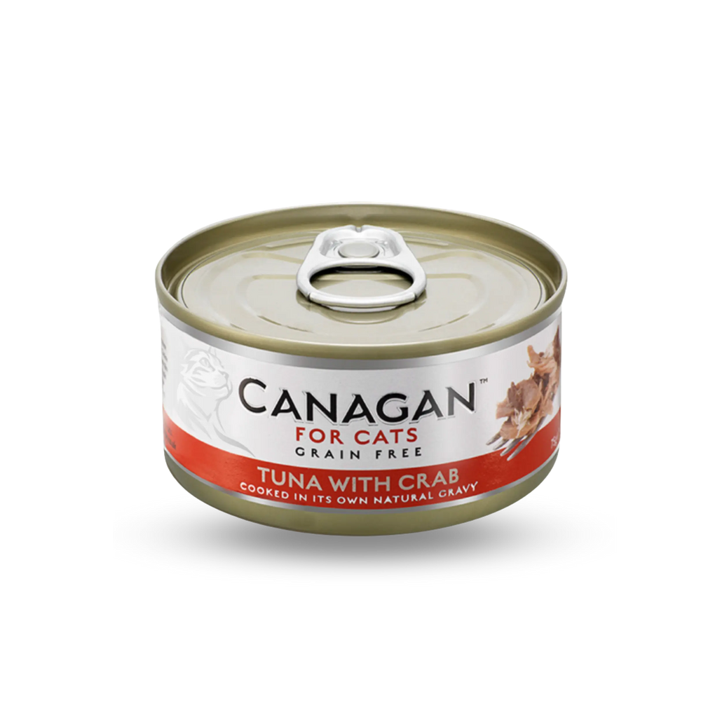 Canagan - Grain Free Canned Cat Food - Tuna with Crab 無穀物吞拿魚伴蟹肉配方75g (6罐) thepethk