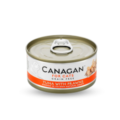 Canagan - Grain Free Canned Cat Food - Tuna with Prawns 無穀物吞拿魚伴蝦配方75g (6罐) thepethk