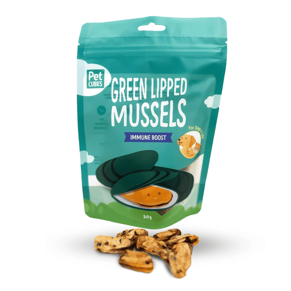 Green Lipped Mussels - Treat For Dog & Cat | 綠唇青口 (50g) pet cubes