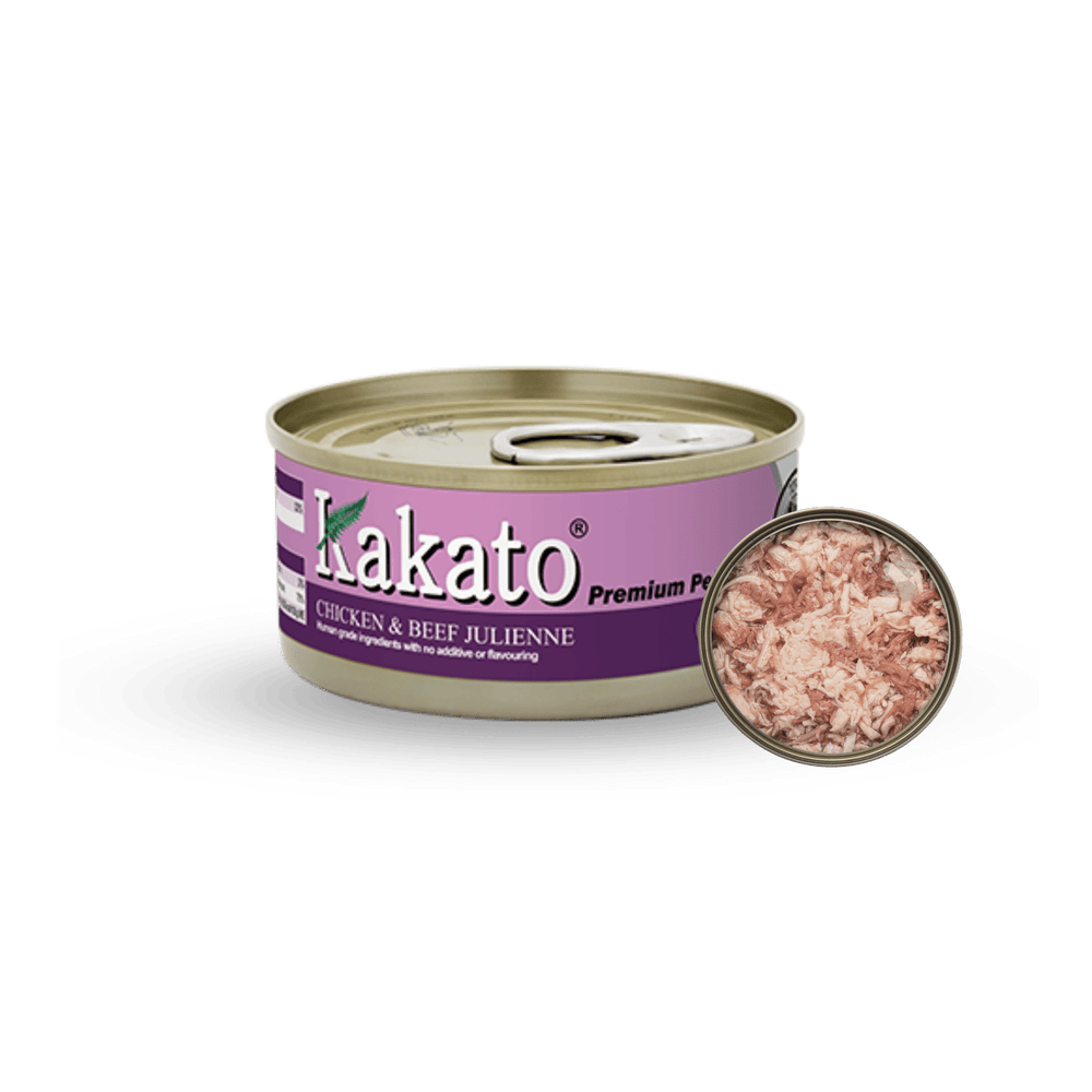 Kakato Chicken & Beef Julienne | 70g / 170g - PET