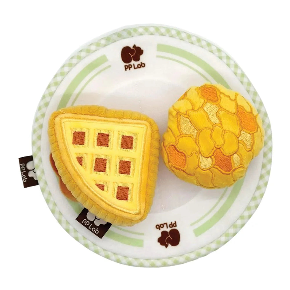 PP Lab - Pineapple Bun & Waffle | Sniffing Toy | 菠蘿包 & 窩夫 | 藏食玩具 Bite Me