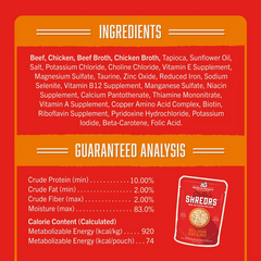 Stella & Chewy's Stella's Shredrs - Beef & Chicken Recipe in Broth 草飼牛+放養雞 配方 Stella & Chewy's