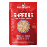 Stella & Chewy's Stella's Shredrs - Chicken & Turkey Recipe in Broth 放養雞+火雞 配方 Stella & Chewy's
