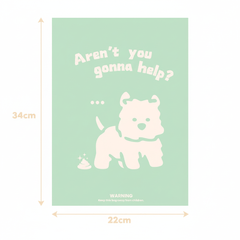 Pet HK Poo Bags - Certified Compostable (120 Bags, 8 Rolls) Poop Bags - PET