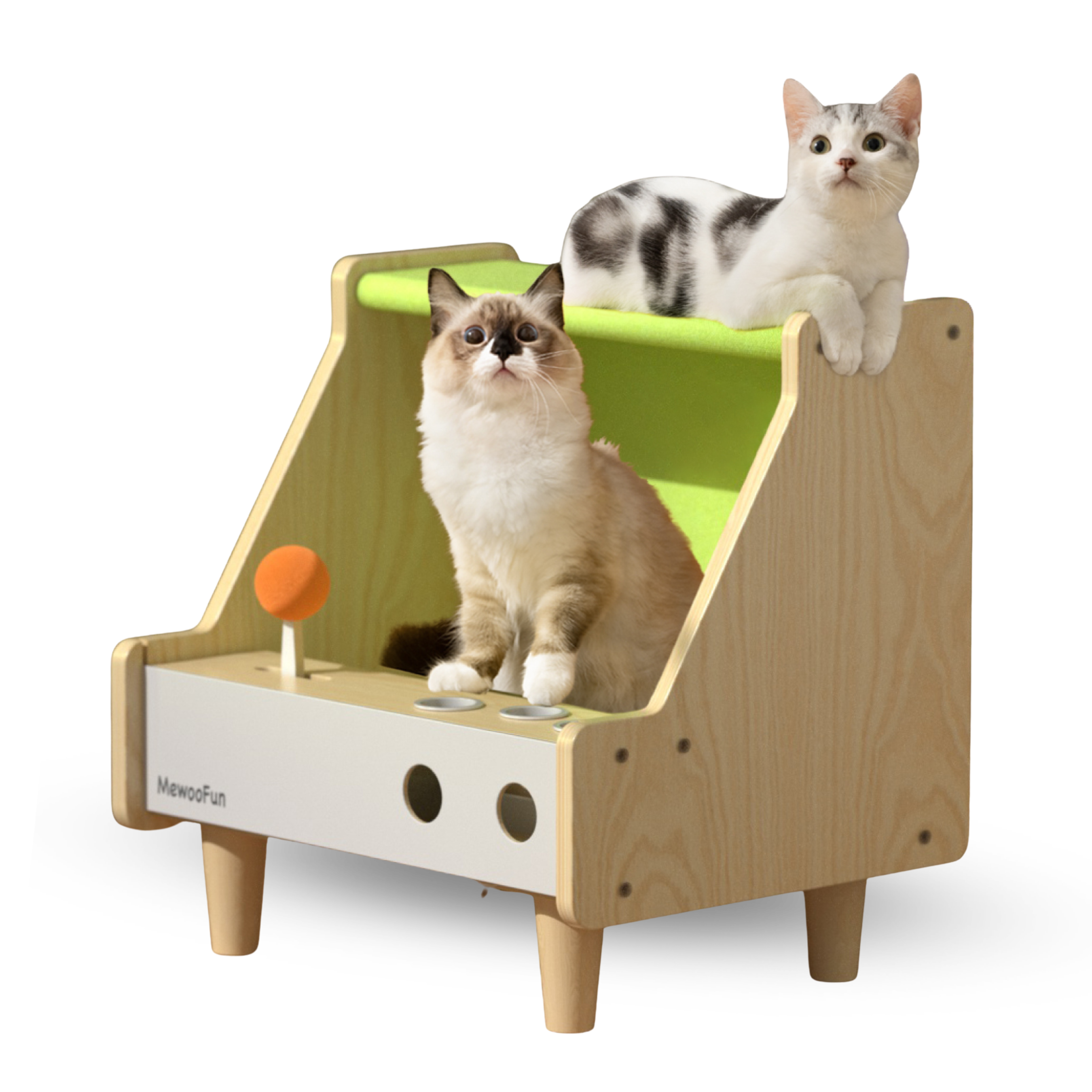 MEWOOFUN喵乎汪也 貓貓遊戲彈珠台 | Game Machine Style Cat House