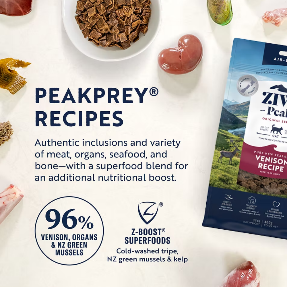 ZIWI Venison recipe For Cats | 風乾貓糧-鹿肉配方 Ziwi