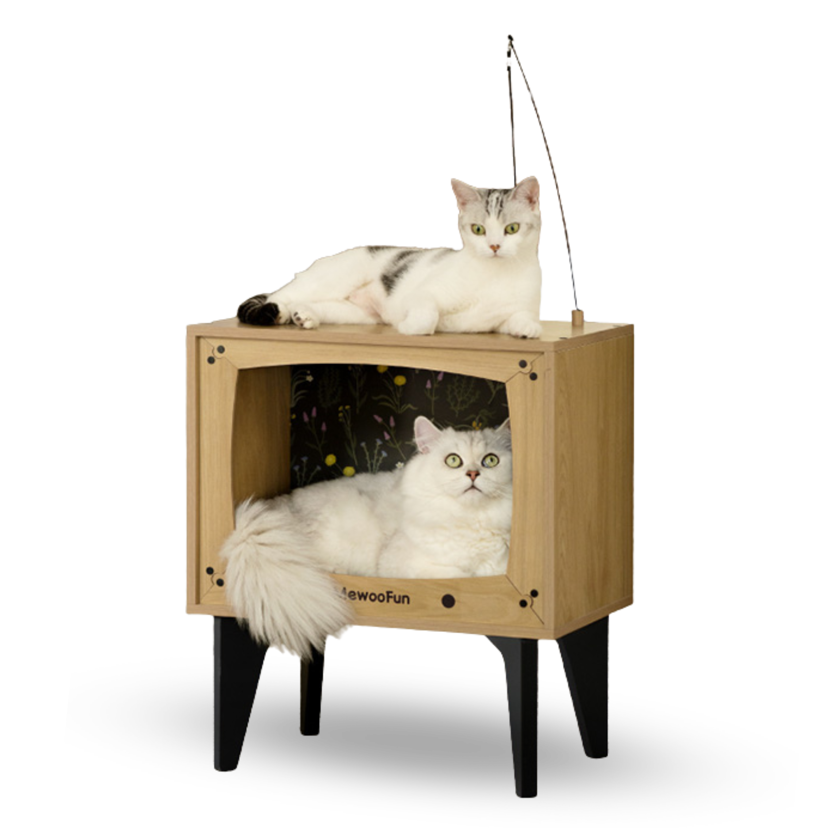 MEWOOFUN喵乎汪也 電視機貓窩 | Cat TV House
