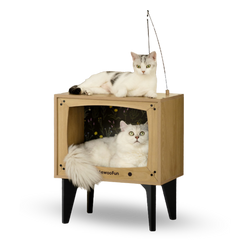 MEWOOFUN喵乎汪也 電視機貓窩 | Cat TV House