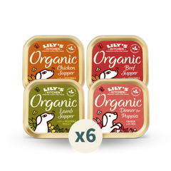 LILY’S KITCHEN Organic Wet Food for Dogs (Mixed Flavours) | 有機犬用主食罐 (混合口味)