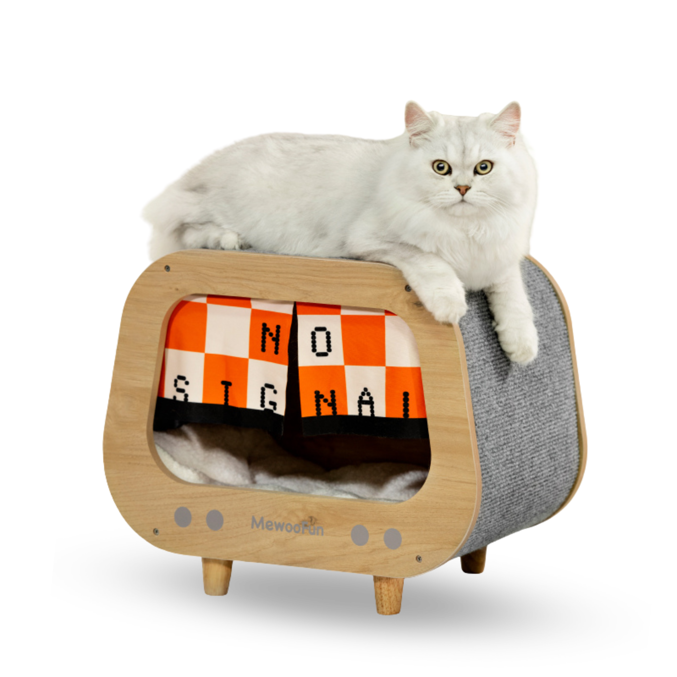 MEWOOFUN喵乎汪也 木質貓窩 | Wooden Cat Condo