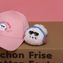 Bichon Frise Cotties Bichon Head Plush Keyring PET