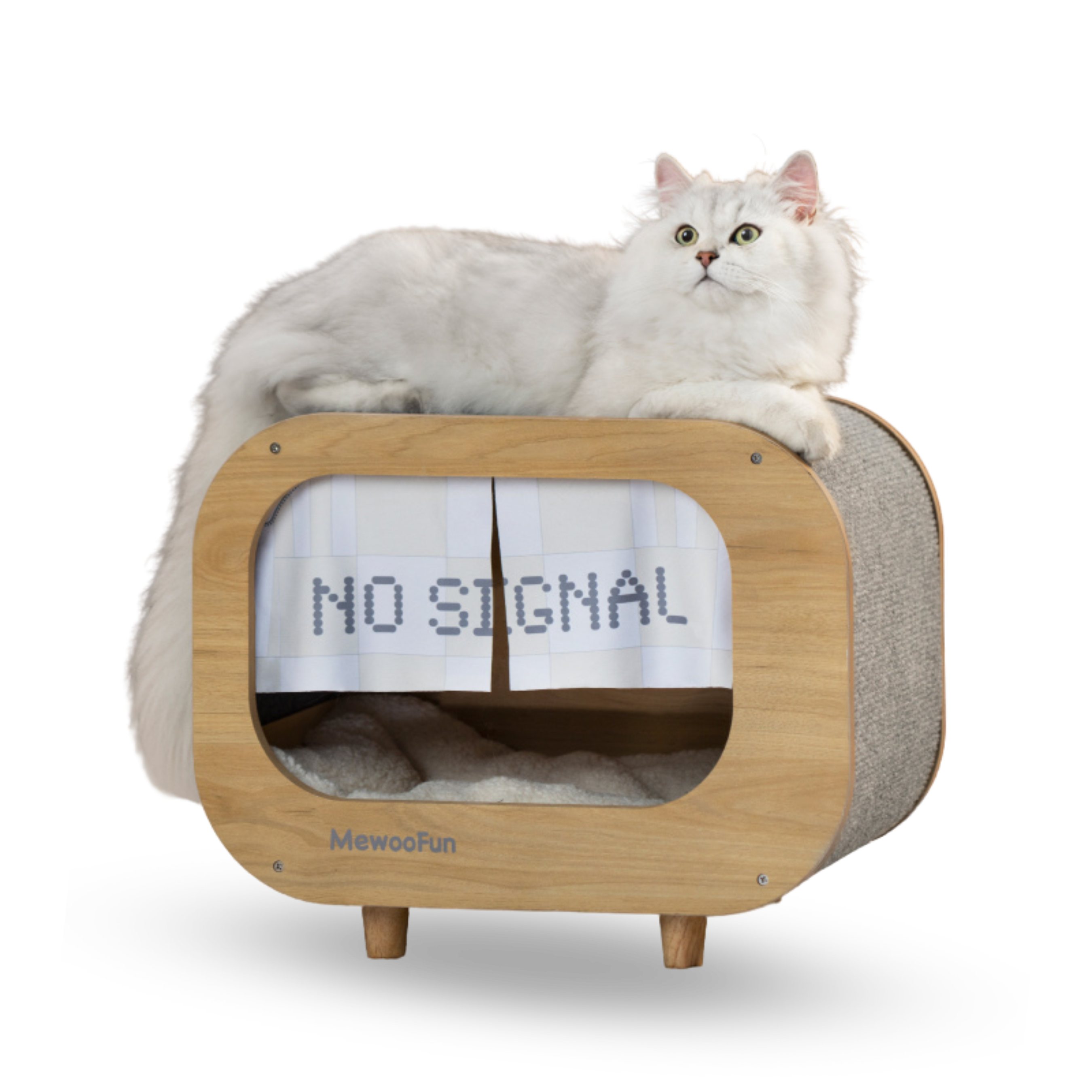 MEWOOFUN喵乎汪也 木質貓窩 | Wooden Cat Condo