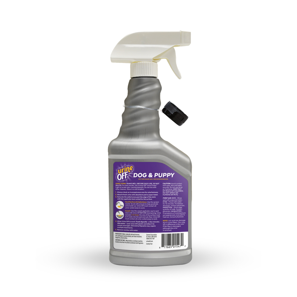 Urine Off Dog & Puppy Formula with Hard Surface Sprayer & Carpet Applicator Cap | 狗狗及幼犬配方 (硬表面噴霧 + 地毯適用頭) PET