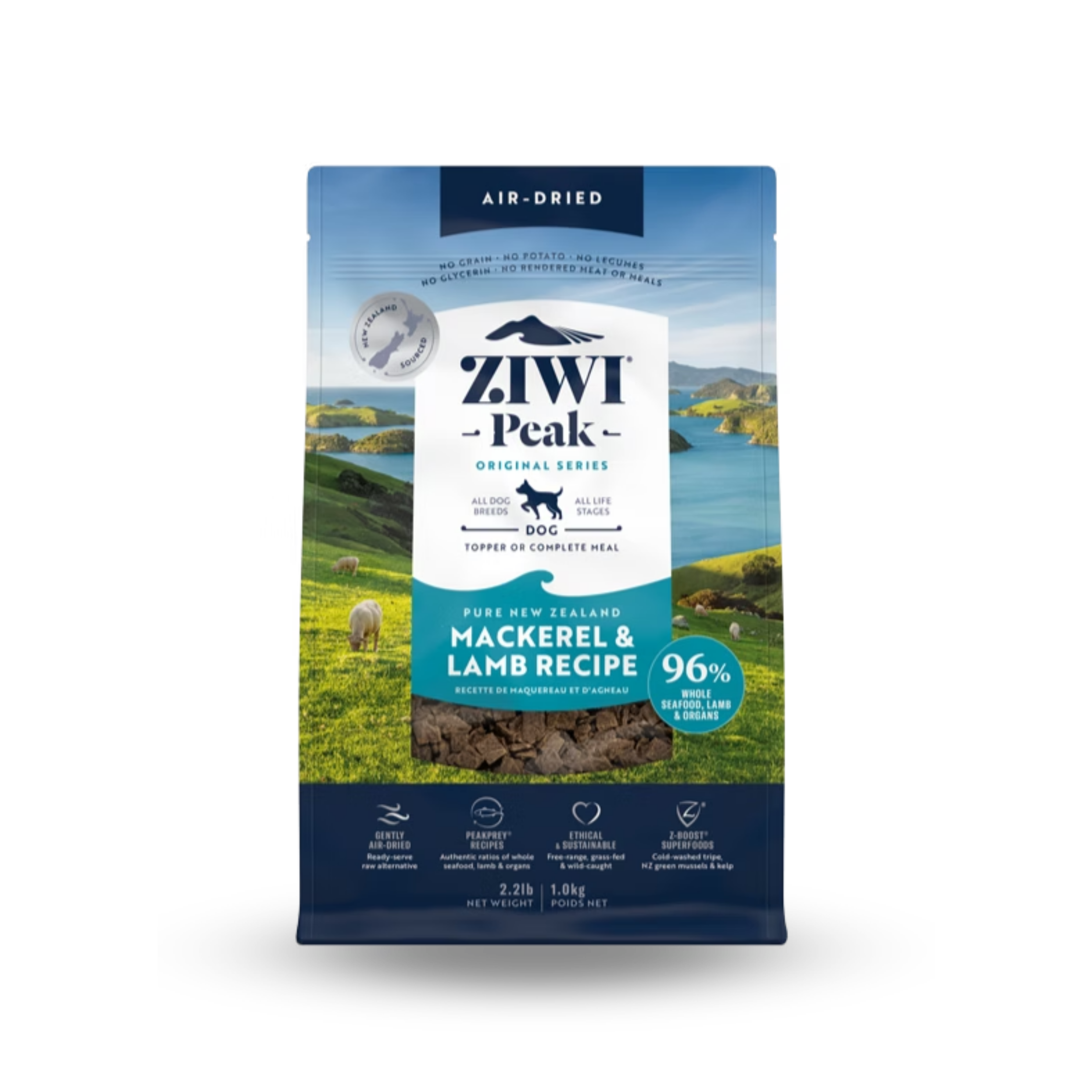 ZIWI Air-Dried Mackerel &amp; Lamb For Dogs | 風乾狗糧-鯖魚及羊肉配方 Ziwi