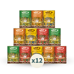 LILY's KITCHEN Wet Food For Dogs (12pcs Mixed Flavours) | 天然犬用‌主食罐 (十二罐混合口味)