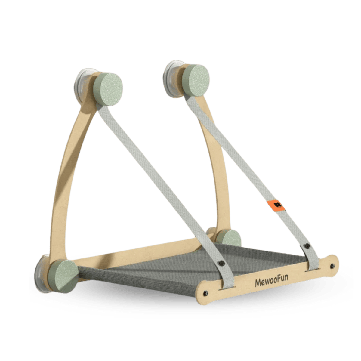 MEWOOFUN喵乎汪也 雙吊帶貓吊床 - 灰色 | Cat Window Perch - Grey - PET