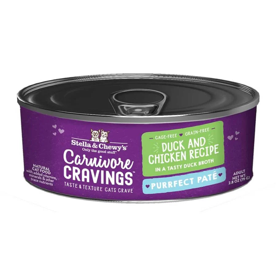 Stella & Chewy's Carnivore Cravings Cat Cans - Adult Duck & Chicken Recipe 成貓 鴨肉+雞肉 Stella & Chewy's