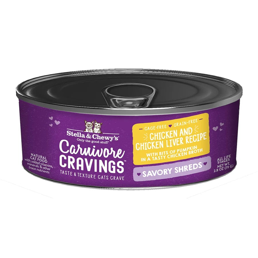 Stella & Chewy's Carnivore Cravings Cat Cans - Adult Chicken & Chicken Liver Recipe 成貓 雞+雞肝 Stella & Chewy's