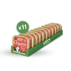 LILY’S KITCHEN Organic Wet Food for Dogs (Mixed Flavours) | 有機犬用主食罐 (11件裝混合口味)