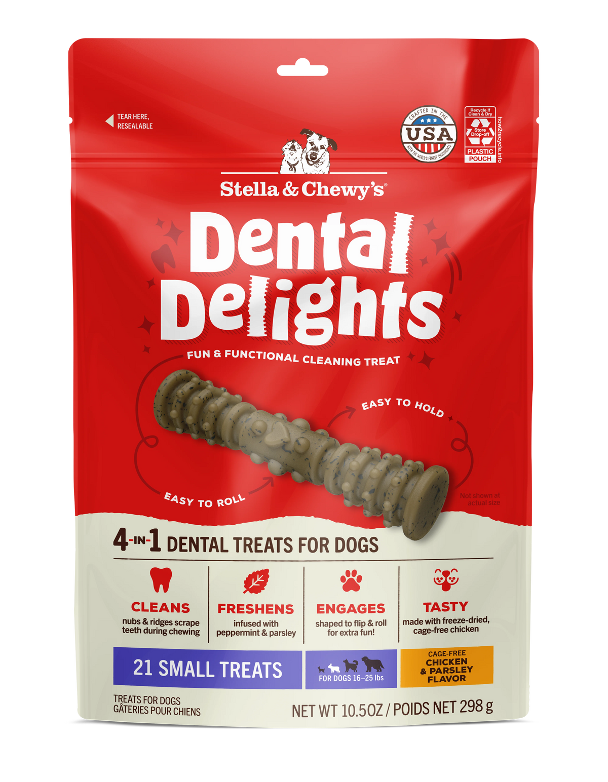 Stella & Chewy's Dental Delights - Small Treats x 21 (大 21支袋裝 小型犬) Stella & Chewy's