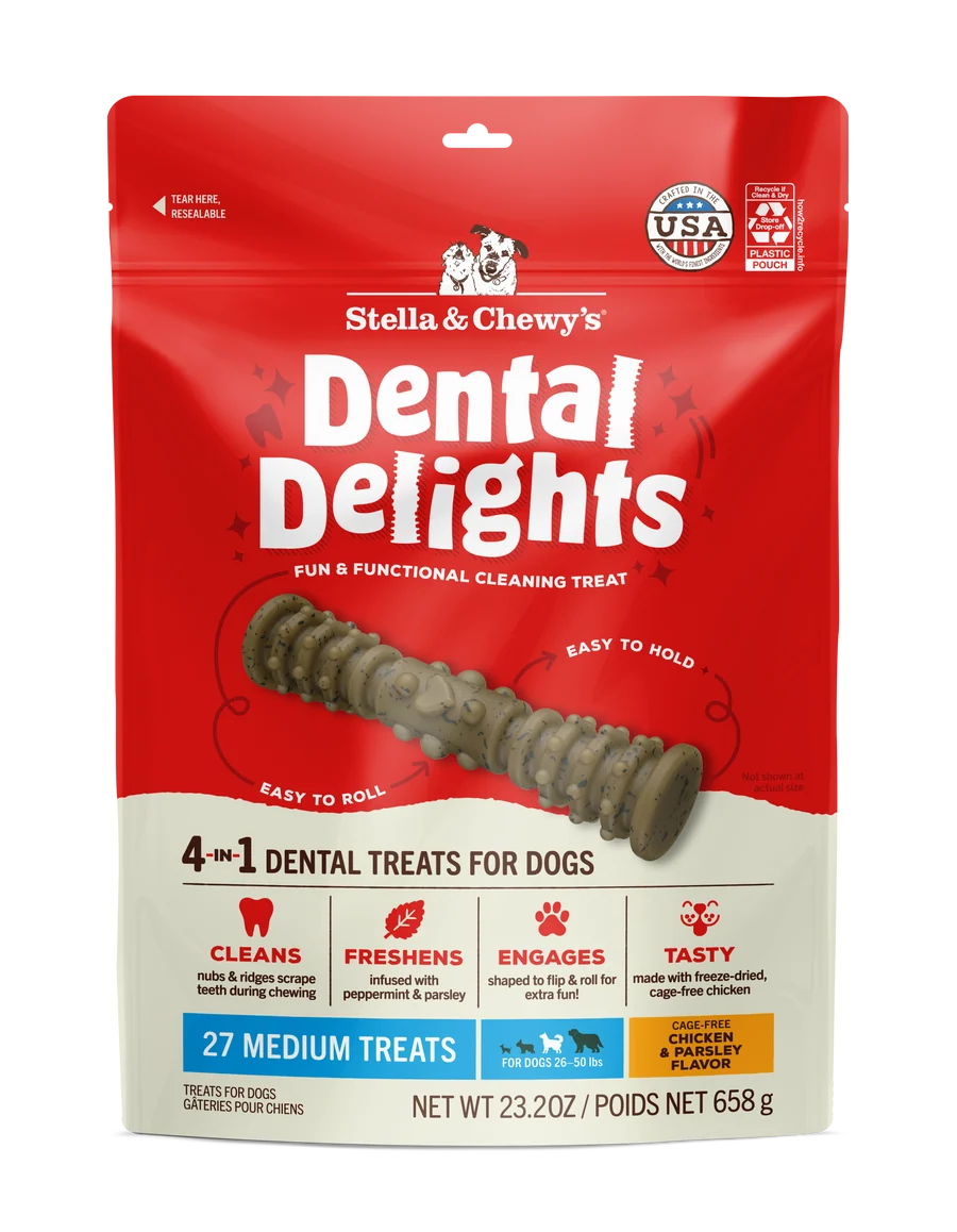 Stella & Chewy's Dental Delights - Medium Treats x 27 (大 27支袋裝 中型犬) Stella & Chewy's