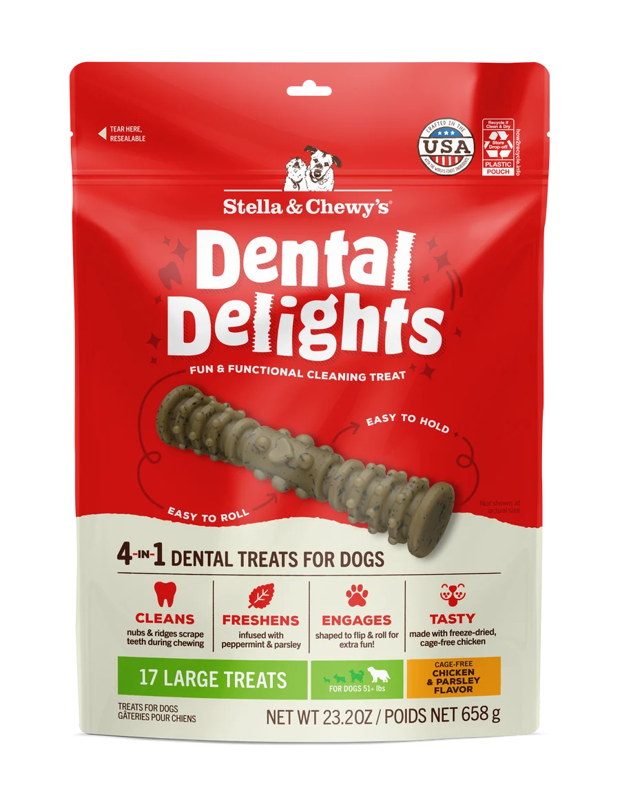 Stella & Chewy's Dental Delights - Large Treats x 4 (細 4支袋裝 大型犬) Stella & Chewy's
