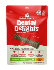 Stella & Chewy's Dental Delights - Large Treats x 4 (細 4支袋裝 大型犬) Stella & Chewy's