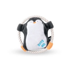 BITE ME Hug Me Rope Tug Toy - Penguin - PET