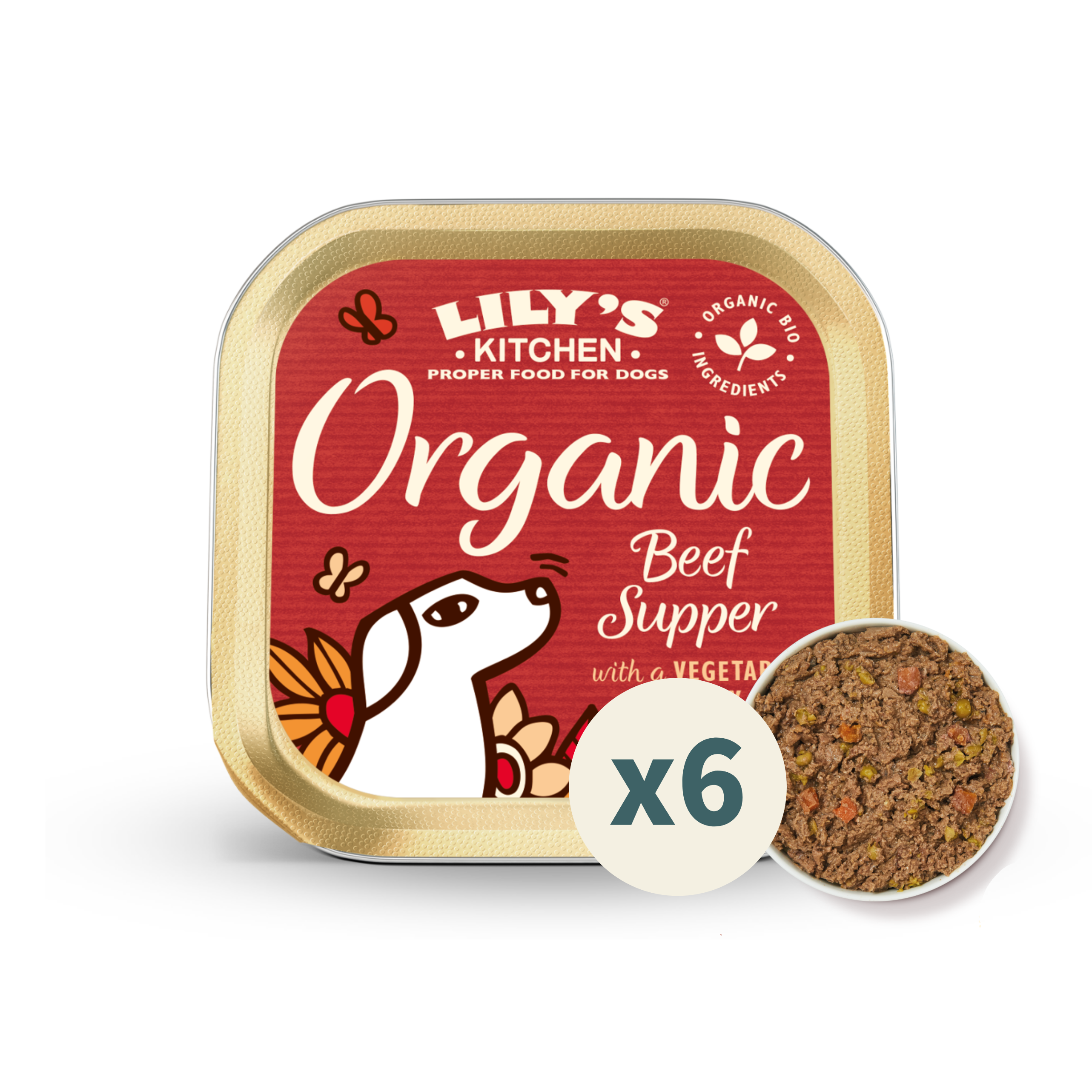 LILY’S KITCHEN Organic Wet Food for Dogs (Mixed Flavours) | 有機犬用主食罐 (混合口味)