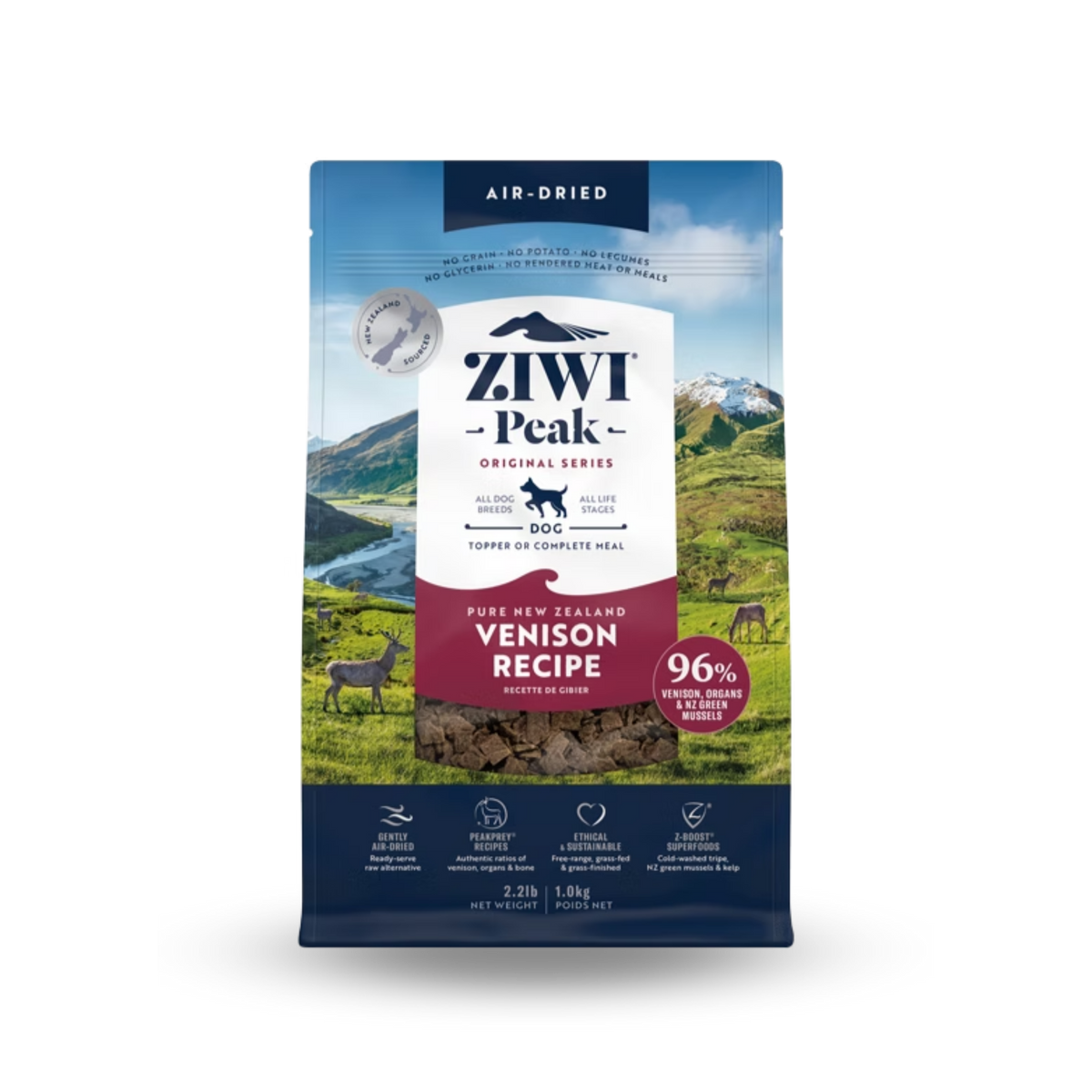 ZIWI Air-Dried Venison For Dogs | 風乾狗糧-鹿肉配方 Ziwi