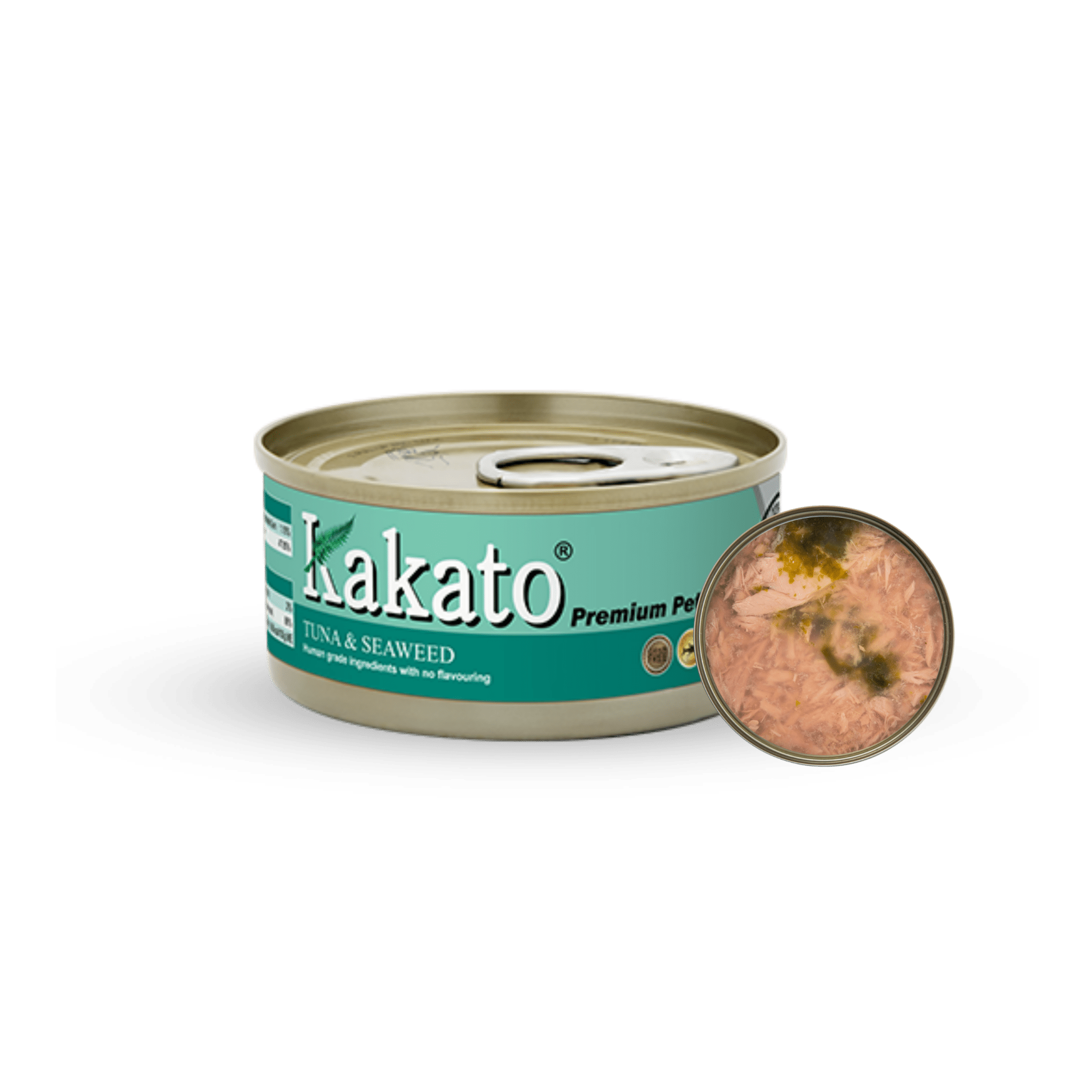 Kakato Tuna & Seaweed | 70g / 170g x 48tins - PET