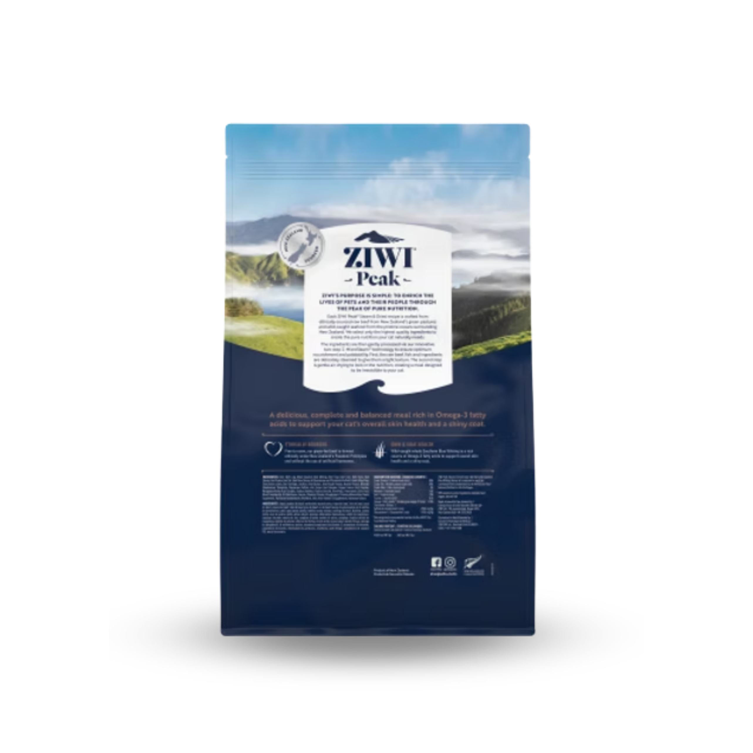 ZIWI Beef with Southern Blue Whiting Recipe |  柔蒸溫乾貓糧- 草飼牛肉配南藍鱈 Ziwi